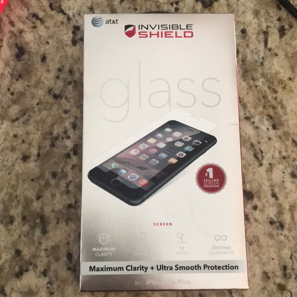 Invisible shield glass